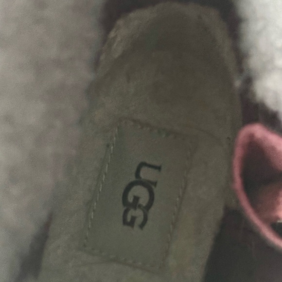 UGG WOMENS KESEY BLACK LEATHER & WOOL BLEND FELTED UPPER SIDE ZIPPER SZ 7 - Picture 13 of 15